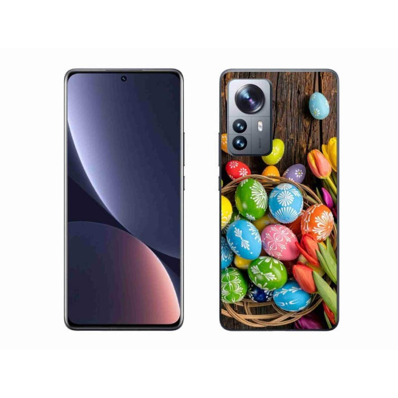 Gelový kryt mmCase na mobil Xiaomi 12 Pro - velikonoční vajíčka