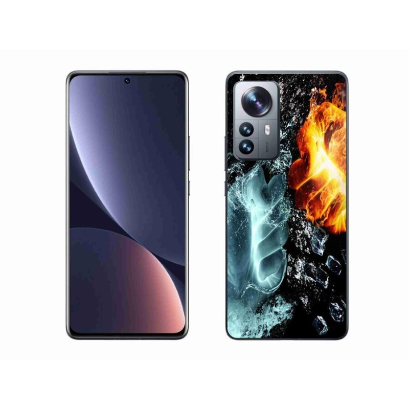 Gelový kryt mmCase na mobil Xiaomi 12 Pro - voda a oheň