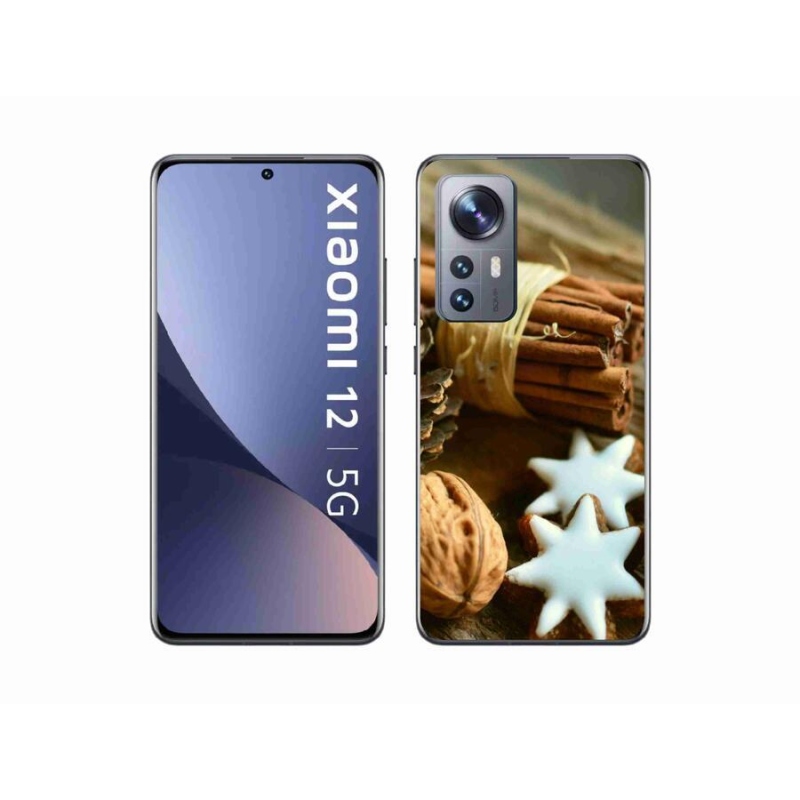 Gelový kryt mmCase na mobil Xiaomi 12 - skořice a perníčky