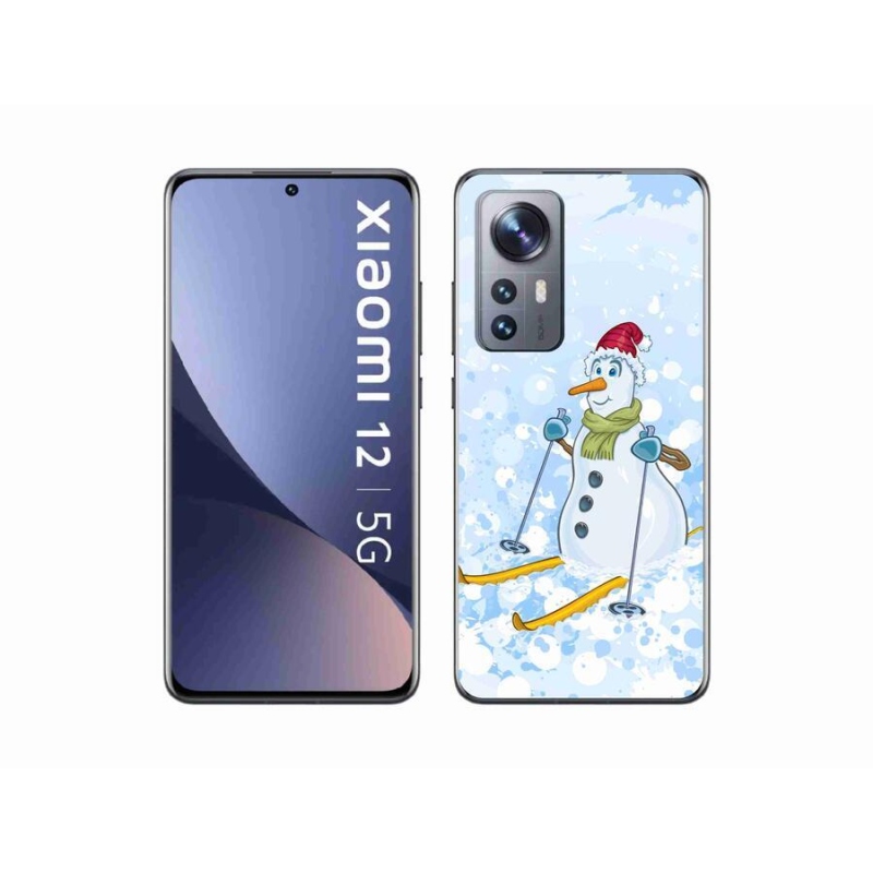 Gelový kryt mmCase na mobil Xiaomi 12 - sněhulák