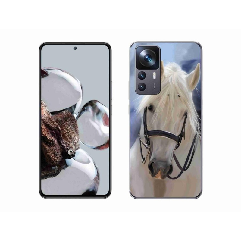Gelový kryt mmCase na mobil Xiaomi 12T - bílý kůň