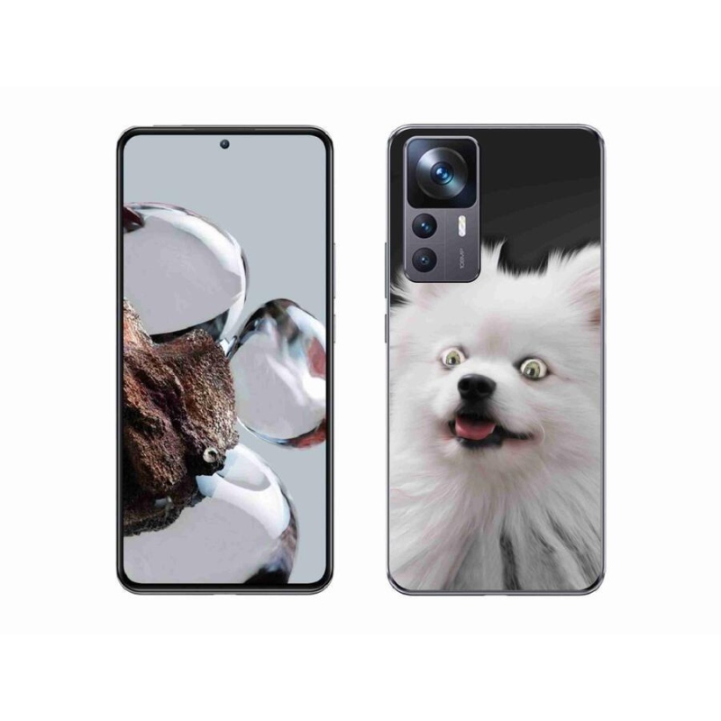 Gelový kryt mmCase na mobil Xiaomi 12T - bílý špic
