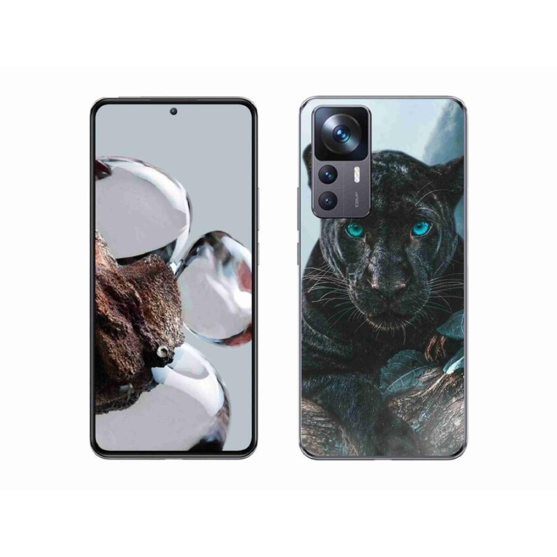 Gelový kryt mmCase na mobil Xiaomi 12T - černý panter