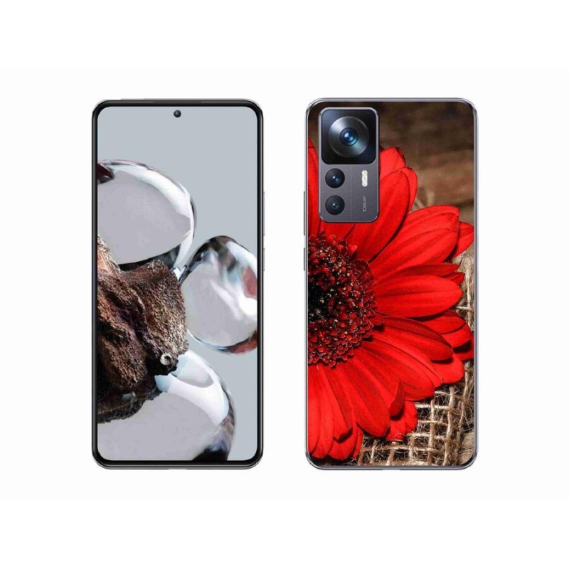 Gelový kryt mmCase na mobil Xiaomi 12T - gerbera