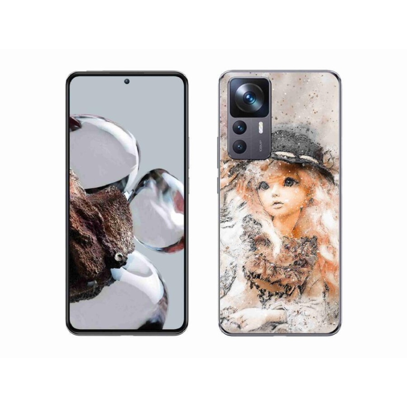 Gelový kryt mmCase na mobil Xiaomi 12T - holčička s kloboukem