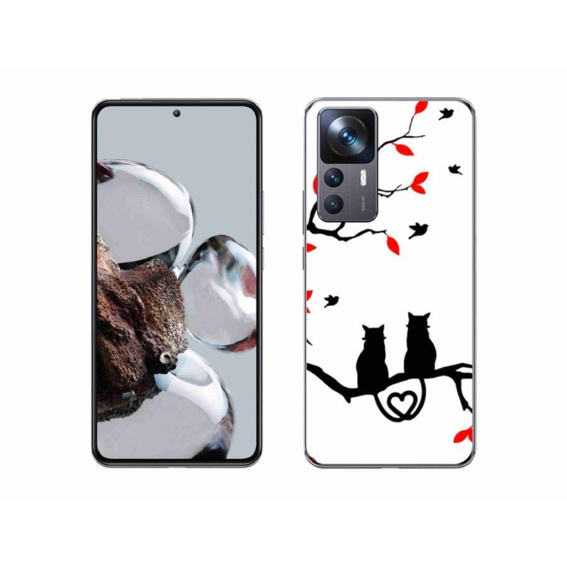 Gelový kryt mmCase na mobil Xiaomi 12T - kočičí láska