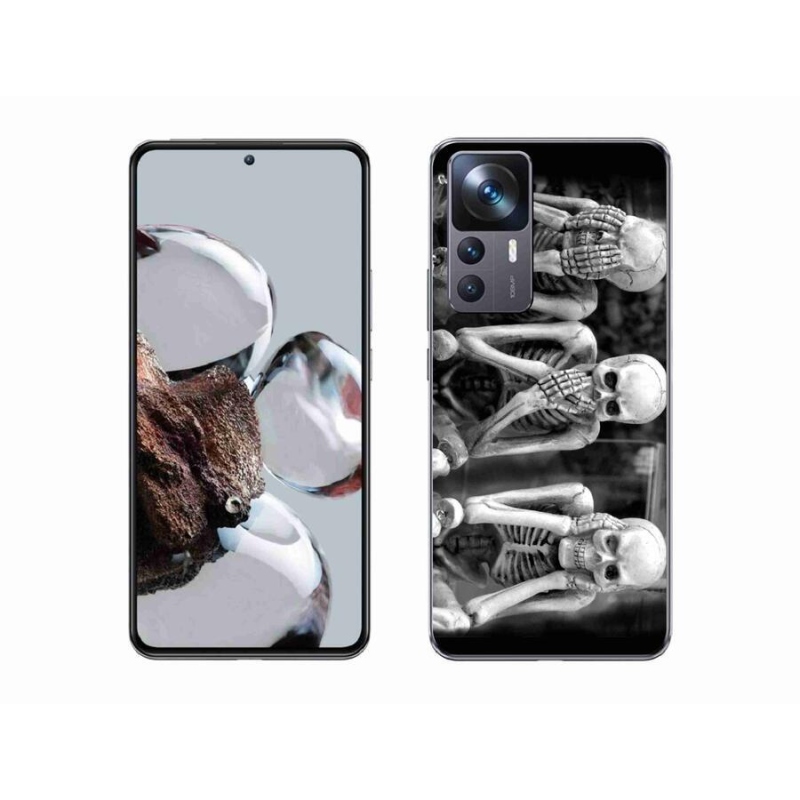 Gelový kryt mmCase na mobil Xiaomi 12T - kostlivci