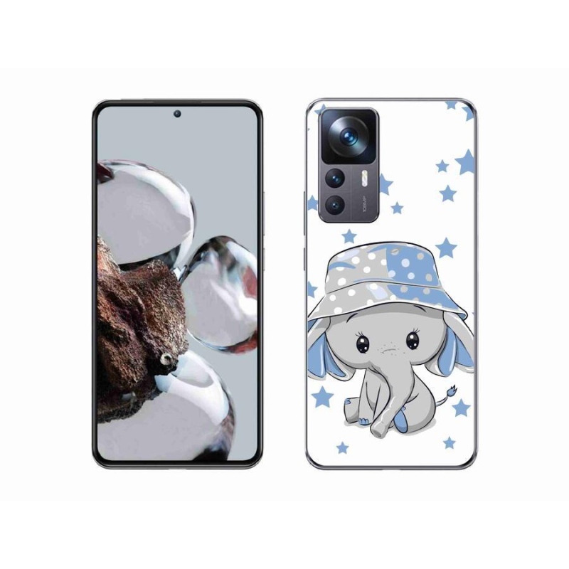 Gelový kryt mmCase na mobil Xiaomi 12T - modrý slon