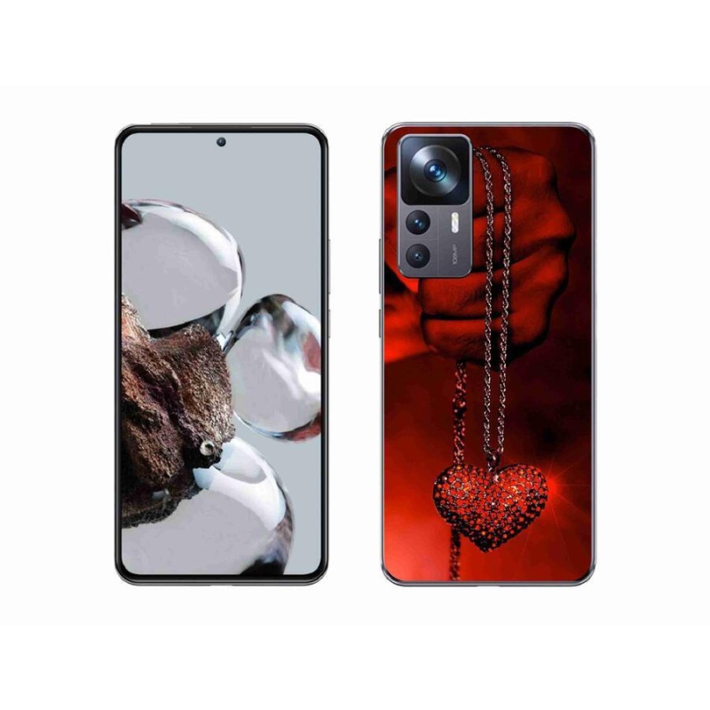 Gelový kryt mmCase na mobil Xiaomi 12T - náhrdelník