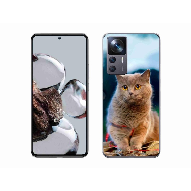 Gelový kryt mmCase na mobil Xiaomi 12T Pro - britská modrá 2