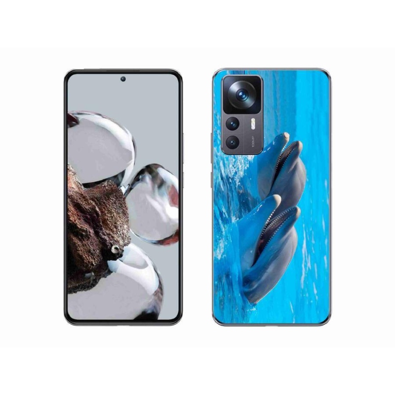 Gelový kryt mmCase na mobil Xiaomi 12T Pro - delfíni