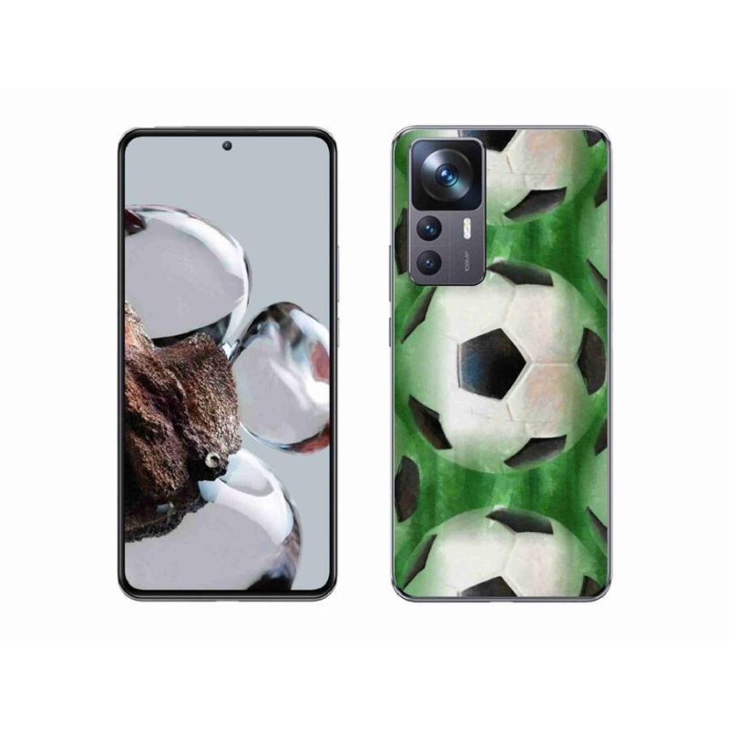 Gelový kryt mmCase na mobil Xiaomi 12T Pro - fotbalový míč