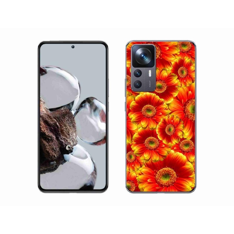 Gelový kryt mmCase na mobil Xiaomi 12T Pro - gerbera 1