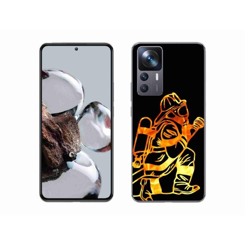 Gelový kryt mmCase na mobil Xiaomi 12T Pro - hasič 1
