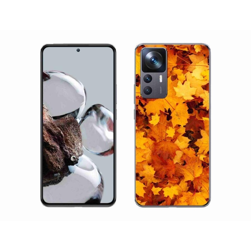 Gelový kryt mmCase na mobil Xiaomi 12T Pro - javorové listy