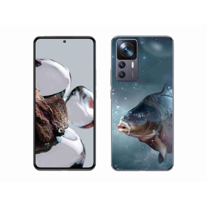 Gelový kryt mmCase na mobil Xiaomi 12T Pro - kapr a bublinky