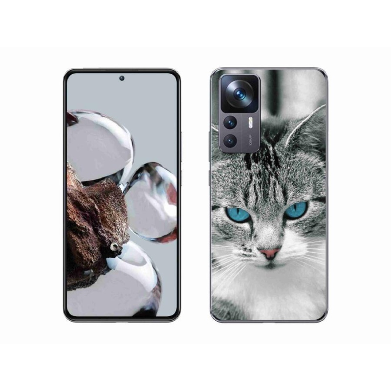 Gelový kryt mmCase na mobil Xiaomi 12T Pro - kočičí pohled 1
