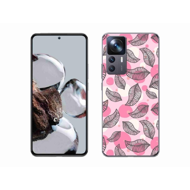 Gelový kryt mmCase na mobil Xiaomi 12T Pro - kreslené padající listy