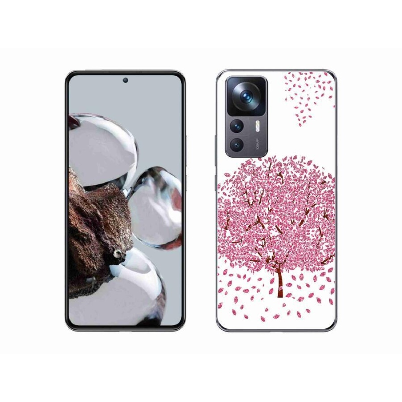 Gelový kryt mmCase na mobil Xiaomi 12T Pro - kreslený strom s listy