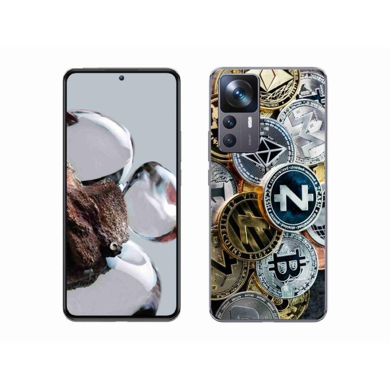Gelový kryt mmCase na mobil Xiaomi 12T Pro - kryptoměny
