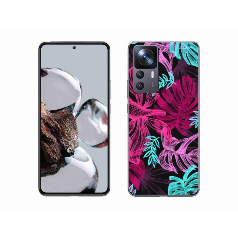 Gelový kryt mmCase na mobil Xiaomi 12T Pro - květiny 1