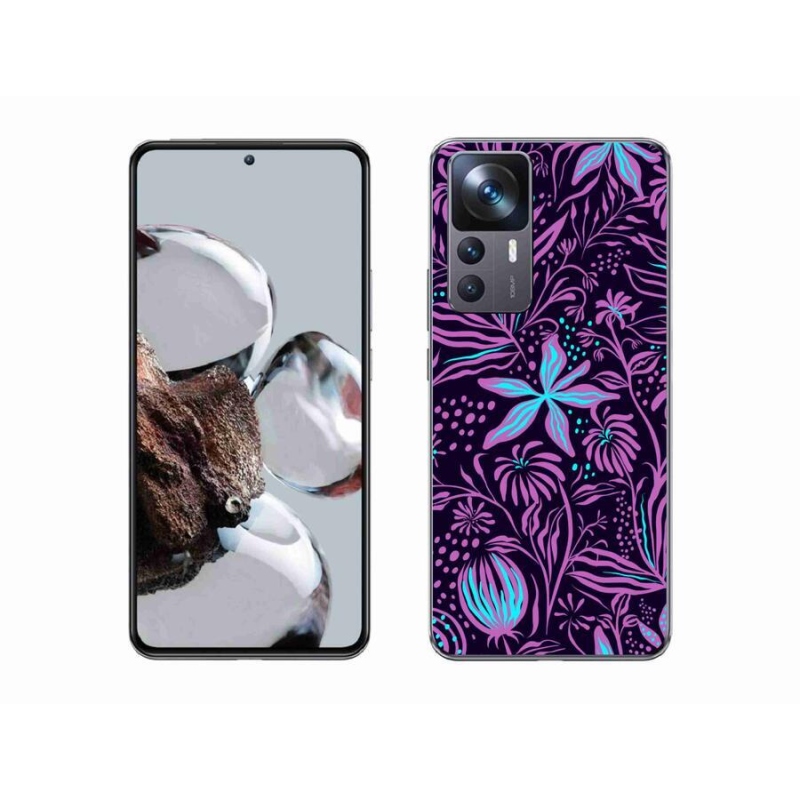 Gelový kryt mmCase na mobil Xiaomi 12T Pro - květiny 2
