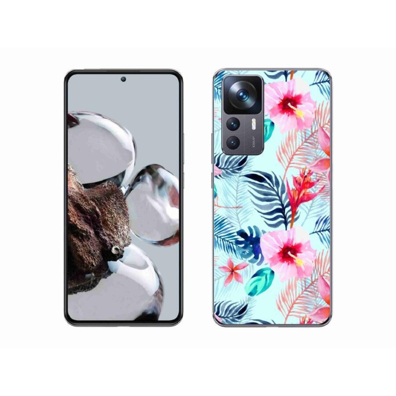 Gelový kryt mmCase na mobil Xiaomi 12T Pro - květiny
