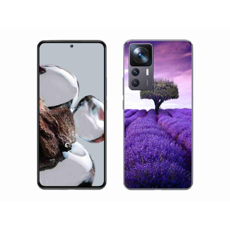 Gelový kryt mmCase na mobil Xiaomi 12T Pro - levandulová louka