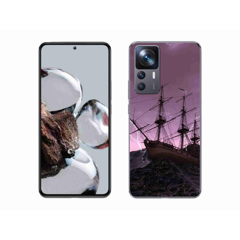 Gelový kryt mmCase na mobil Xiaomi 12T Pro - loď v bouři