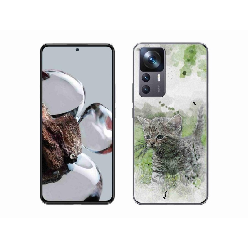 Gelový kryt mmCase na mobil Xiaomi 12T Pro - roztomilé kotě 1