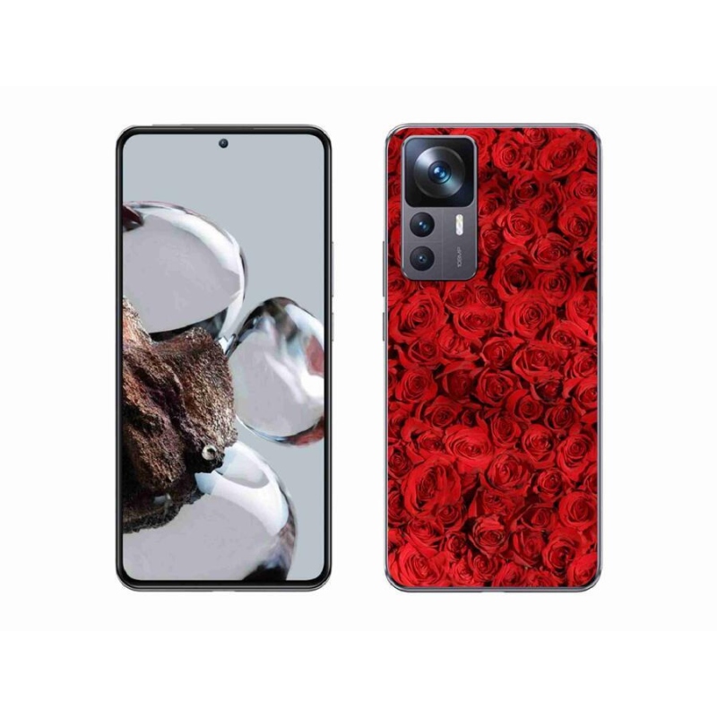 Gelový kryt mmCase na mobil Xiaomi 12T Pro - růže