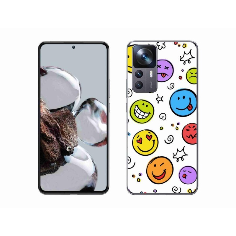 Gelový kryt mmCase na mobil Xiaomi 12T Pro - smajlíci