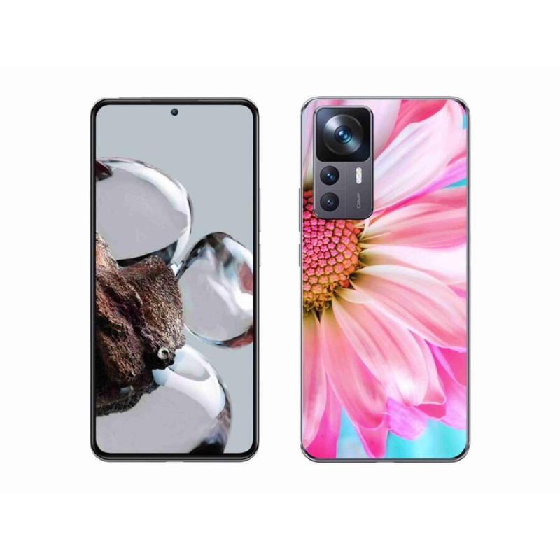 Gelový kryt mmCase na mobil Xiaomi 12T - růžová květina