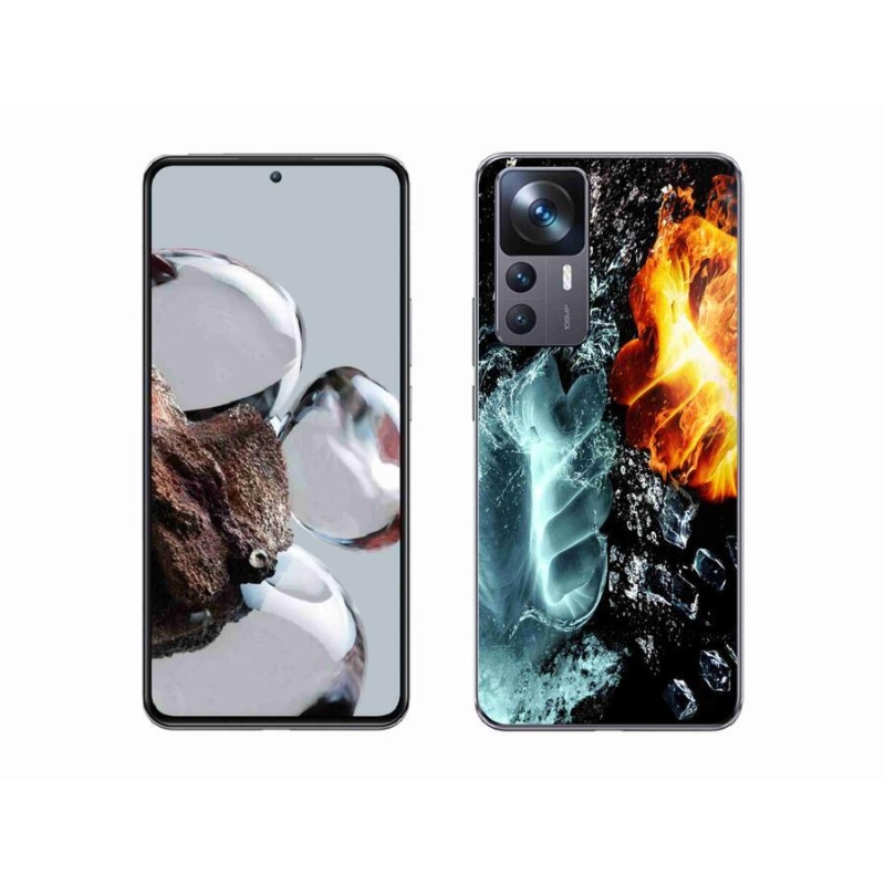 Gelový kryt mmCase na mobil Xiaomi 12T - voda a oheň