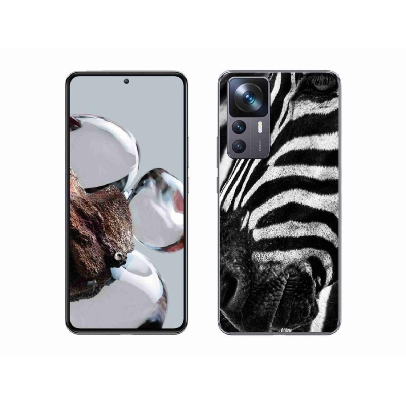 Gelový kryt mmCase na mobil Xiaomi 12T - zebra