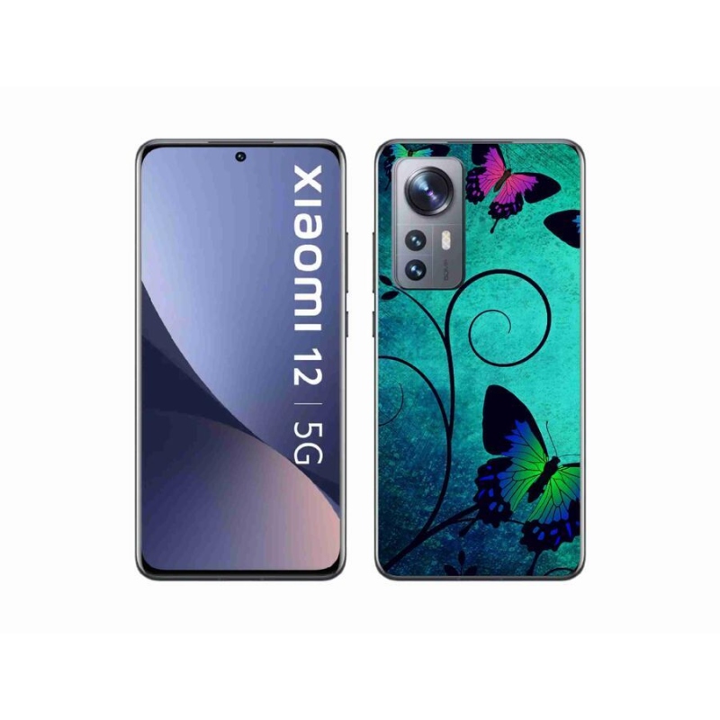 Gelový kryt mmCase na mobil Xiaomi 12X - barevní motýli