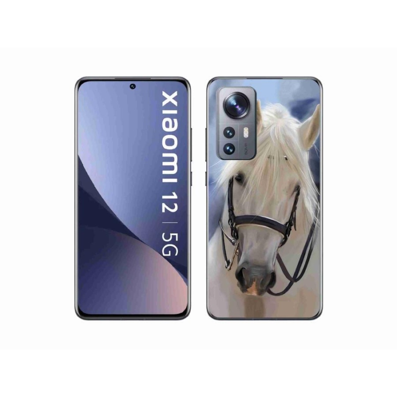 Gelový kryt mmCase na mobil Xiaomi 12X - bílý kůň