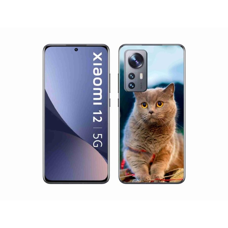 Gelový kryt mmCase na mobil Xiaomi 12X - britská modrá 2