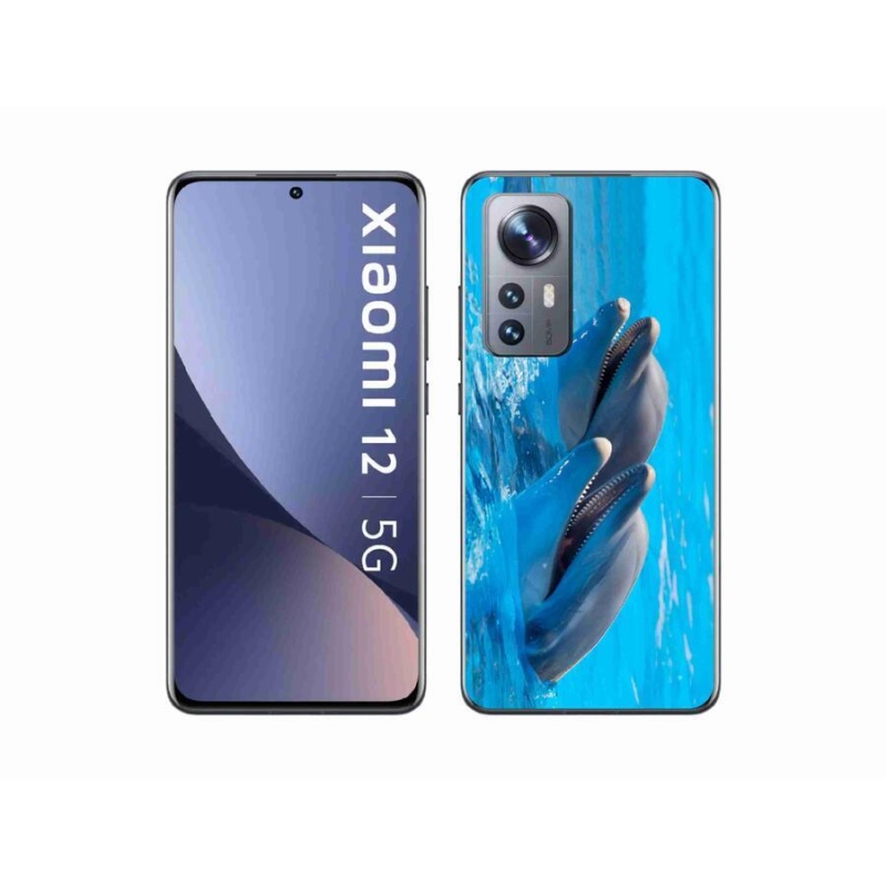 Gelový kryt mmCase na mobil Xiaomi 12X - delfíni