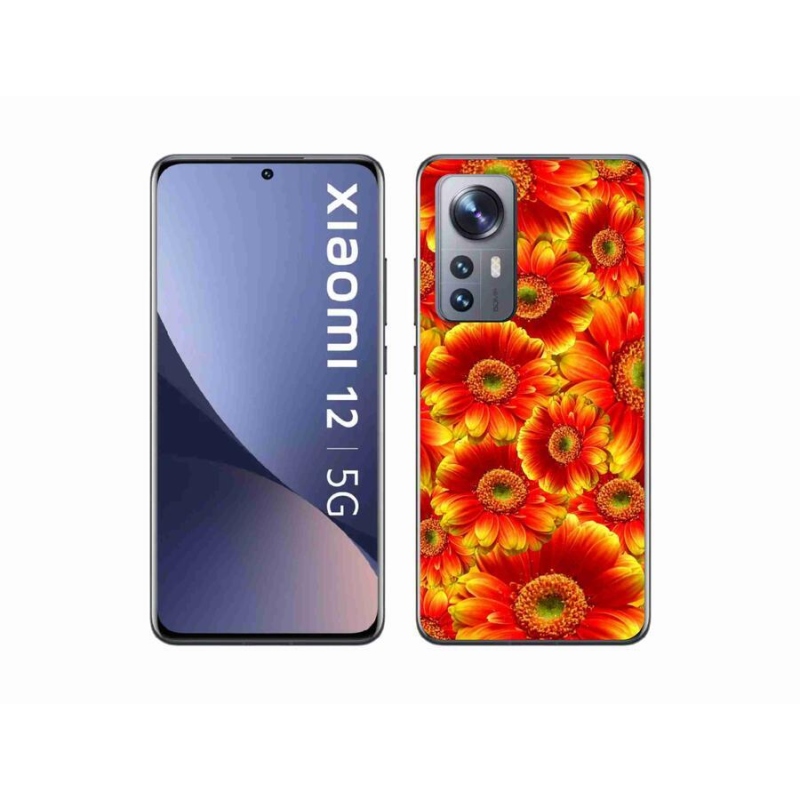 Gelový kryt mmCase na mobil Xiaomi 12X - gerbera 1
