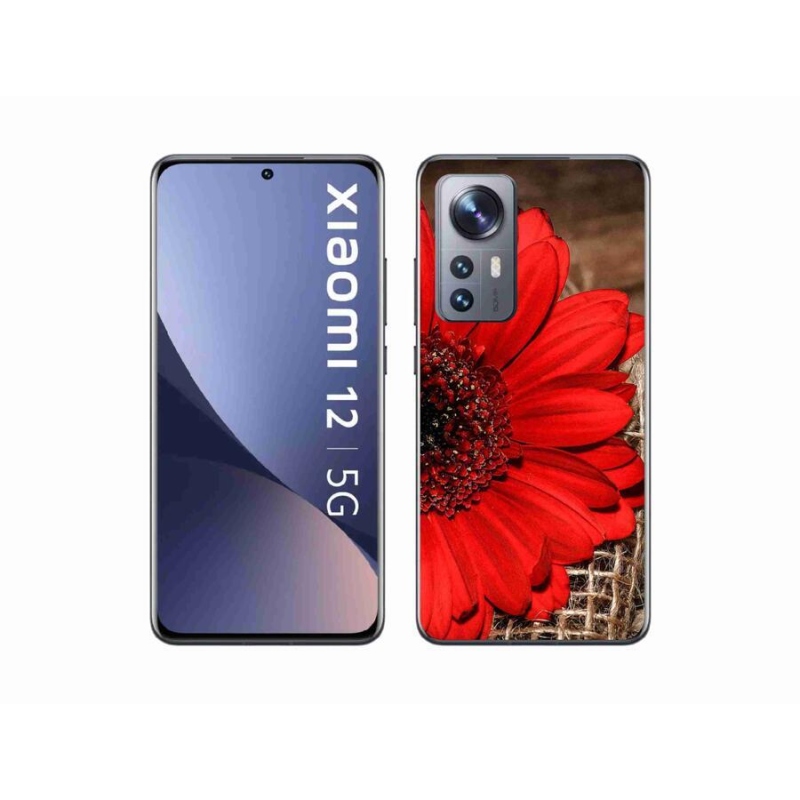 Gelový kryt mmCase na mobil Xiaomi 12X - gerbera