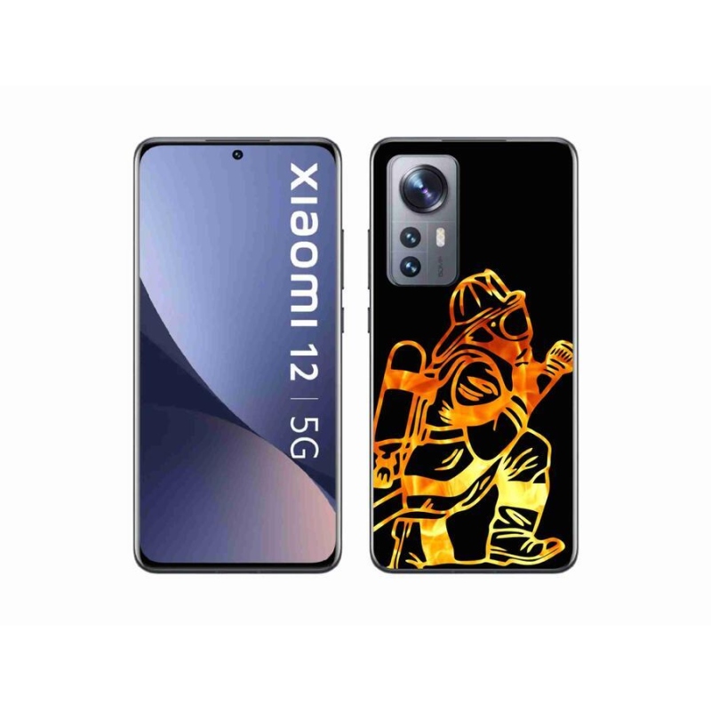 Gelový kryt mmCase na mobil Xiaomi 12X - hasič 1