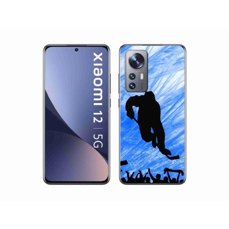 Gelový kryt mmCase na mobil Xiaomi 12X - hokejový hráč