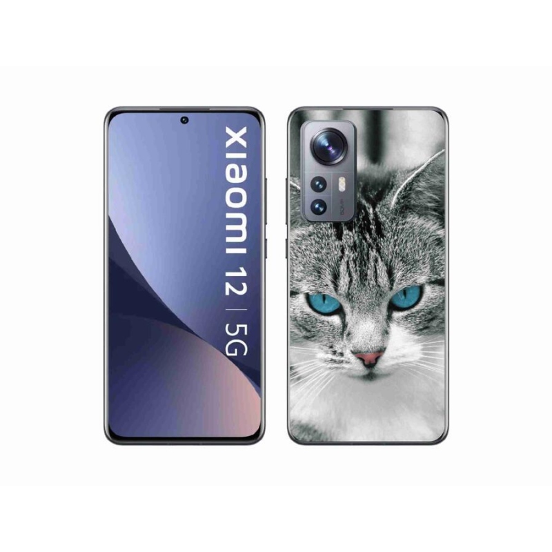 Gelový kryt mmCase na mobil Xiaomi 12X - kočičí pohled 1