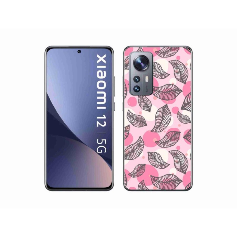 Gelový kryt mmCase na mobil Xiaomi 12X - kreslené padající listy