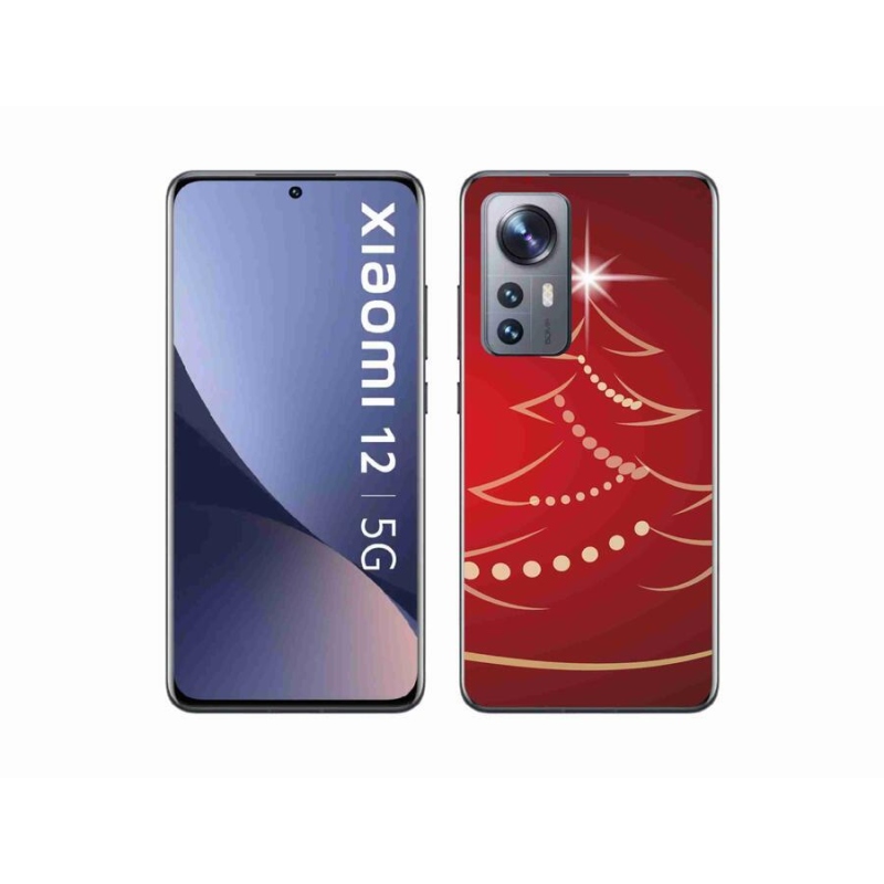 Gelový kryt mmCase na mobil Xiaomi 12X - kreslený vánoční stromek