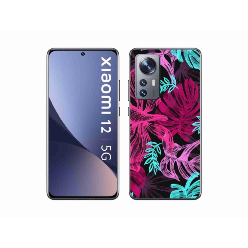 Gelový kryt mmCase na mobil Xiaomi 12X - květiny 1
