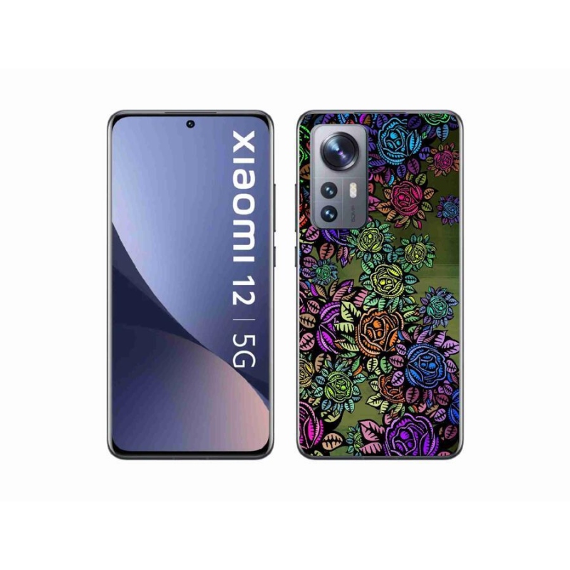 Gelový kryt mmCase na mobil Xiaomi 12X - květiny 6