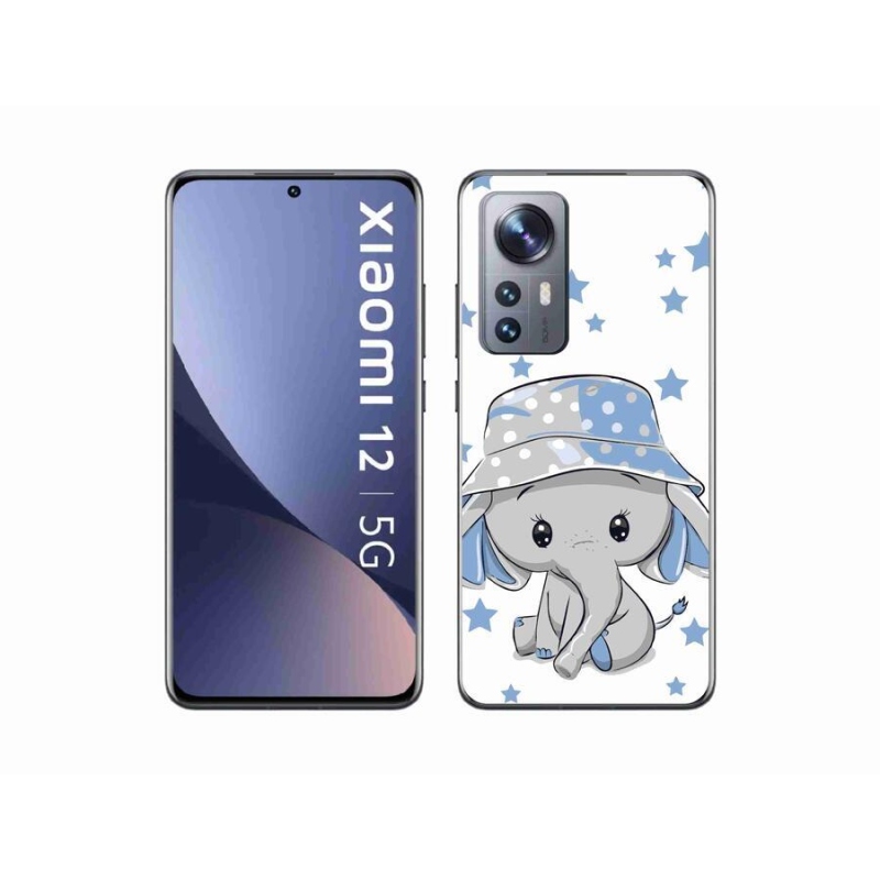 Gelový kryt mmCase na mobil Xiaomi 12X - modrý slon