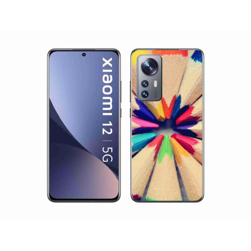Gelový kryt mmCase na mobil Xiaomi 12X - pastelky